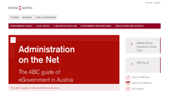 Desktop Screenshot of digital.austria.gv.at