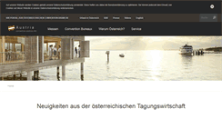 Desktop Screenshot of convention.austria.info