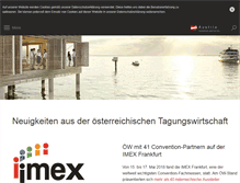 Tablet Screenshot of convention.austria.info