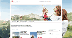 Desktop Screenshot of brochures.austria.info
